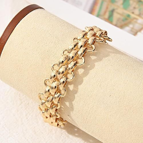 14K Gold and Silver Plated Special Cain Link with Toggle Clasp Closure in Daily or Party for Women Fashion Jewelry Gifts