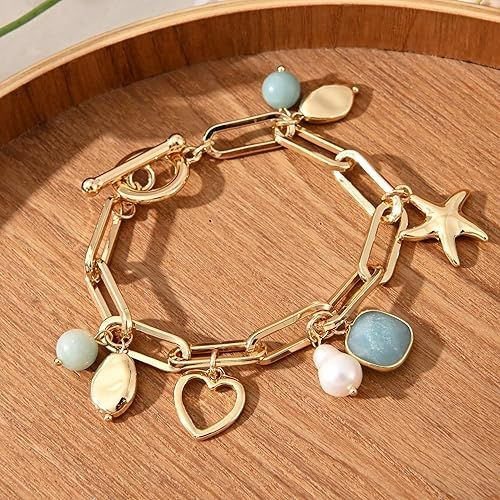 14K Gold and Silver Plated Special Cain Link with Toggle Clasp Closure in Daily or Party for Women Fashion Jewelry Gifts