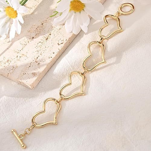 14K Gold and Silver Plated Special Cain Link with Toggle Clasp Closure in Daily or Party for Women Fashion Jewelry Gifts