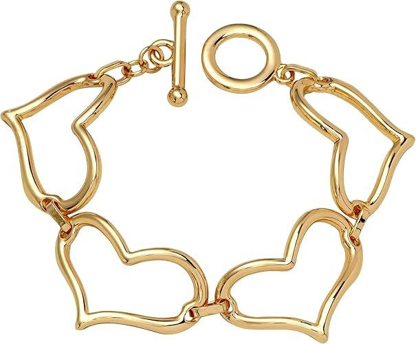 14K Gold and Silver Plated Special Cain Link with Toggle Clasp Closure in Daily or Party for Women Fashion Jewelry Gifts
