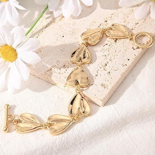 14K Gold and Silver Plated Special Cain Link with Toggle Clasp Closure in Daily or Party for Women Fashion Jewelry Gifts