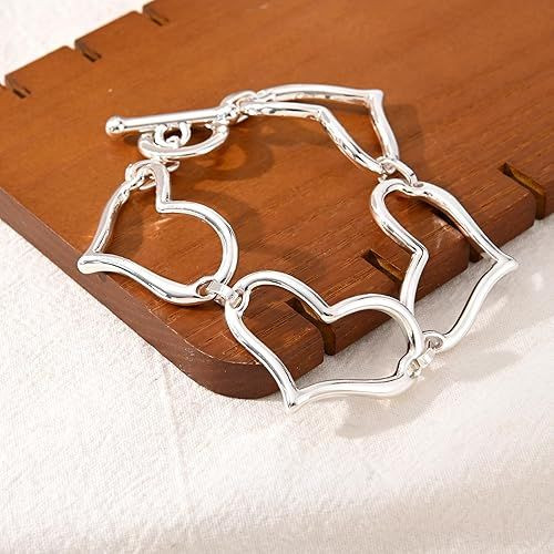 14K Gold and Silver Plated Special Cain Link with Toggle Clasp Closure in Daily or Party for Women Fashion Jewelry Gifts