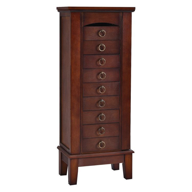 1PC Large Capacity Jewelry Storage Cabinet with 9 Drawers