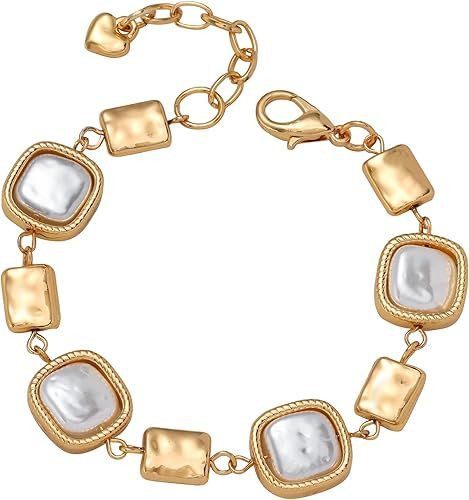 14K Gold and Silver Plated Special Cain Link with Toggle Clasp Closure in Daily or Party for Women Fashion Jewelry Gifts