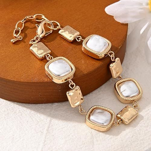 14K Gold and Silver Plated Special Cain Link with Toggle Clasp Closure in Daily or Party for Women Fashion Jewelry Gifts