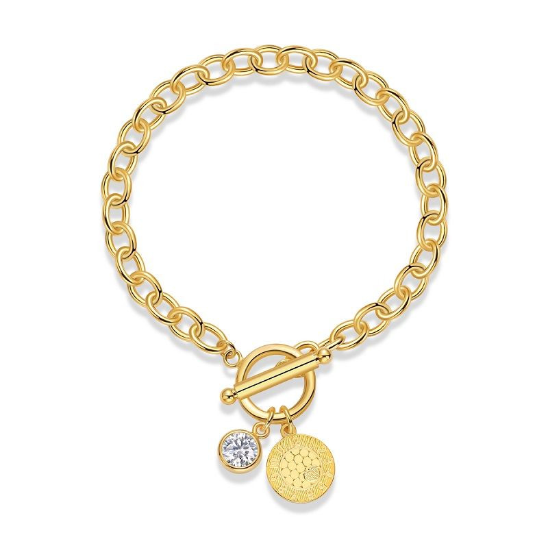 Chang Chain Starway - Made of morganite, 925 sterling silver and platinum-plated diamonds, it is a fashionable jewelry bracelet and a luxurious silver accessory.