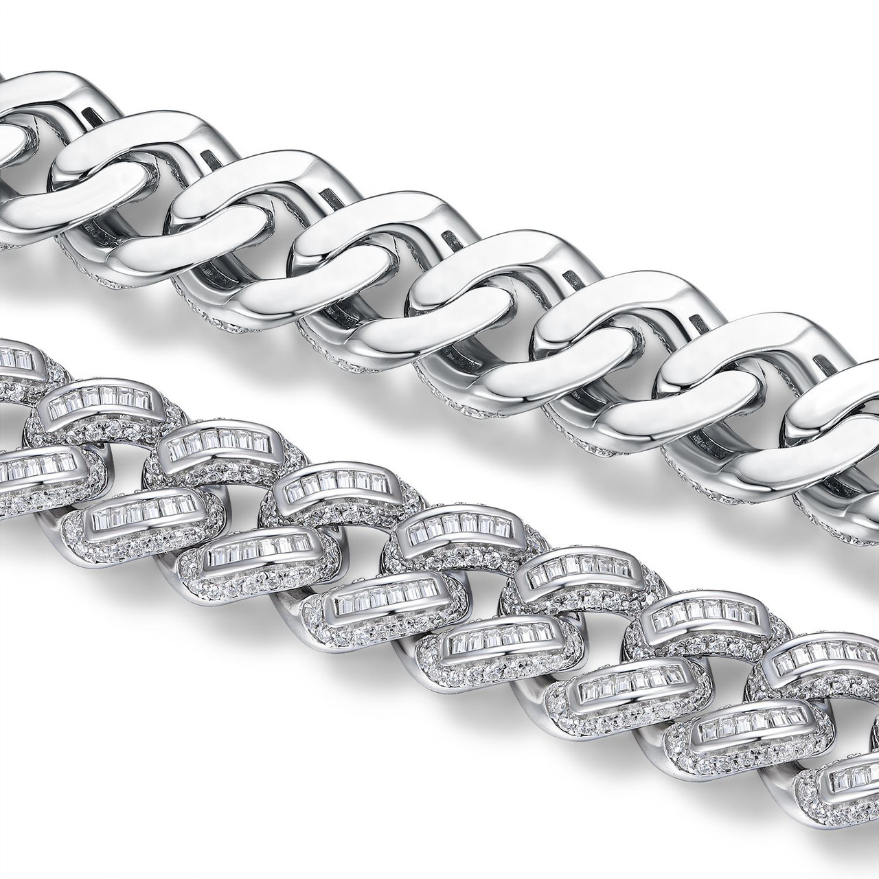 Composed of morganite, 925 sterling silver and platinum-plated diamonds, it is a fashionable jewelry bracelet and a luxurious silver accessory.