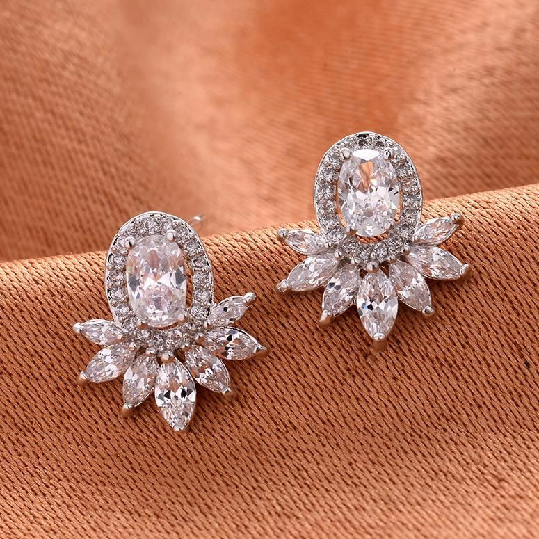 Luster Statement Stud Boutique Earrings