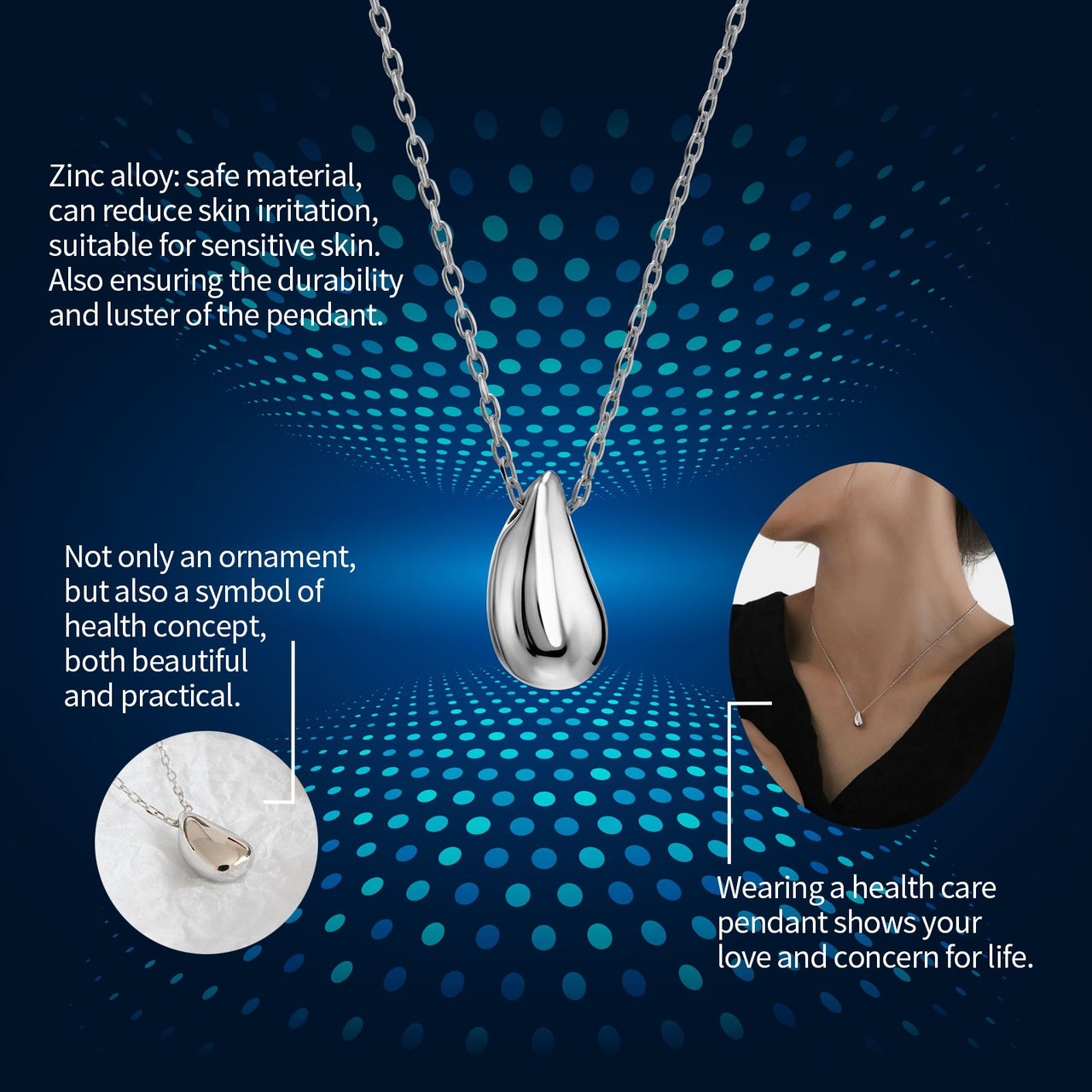 Houkea Care Pendant Carry Around Stylish Tie-Ins To Ease Discomfort Everyday Accessories Pendants