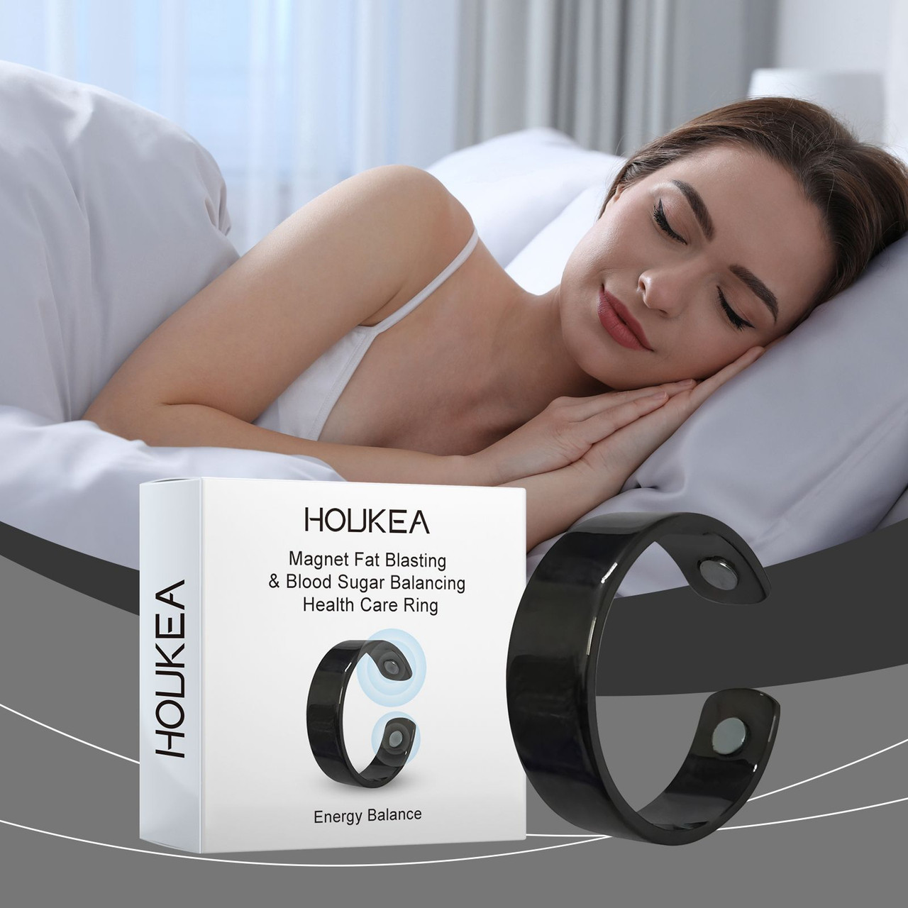 Houkea Care Ring Ring For Comfort Ladies Everyday Portable Fashion Trend Accessories