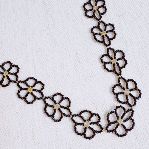Beaded Flower Necklace