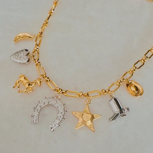 Wild Western Multi Charm Necklace