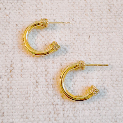 Simply Aiden Hoop Earrings