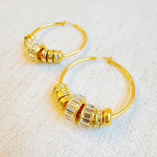 Glam Eden Hoop Earrings
