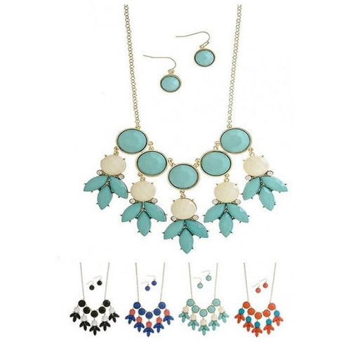 Bubble Drizzle ..Necklace And Earrings Set..