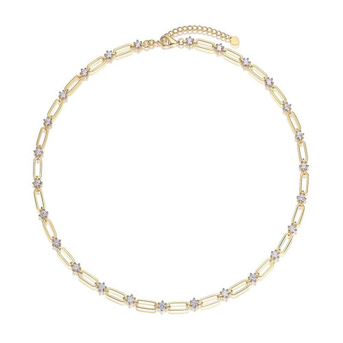 Sunlit Love - A fashionable and popular jewelry necklace pendant set, featuring Monnes stone, made of 925 silver and plated with platinum diamonds.