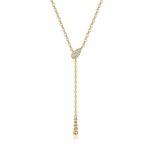 A fashionable and popular jewelry necklace pendant set, featuring Monnes stone, made of 925 silver and plated with platinum diamonds