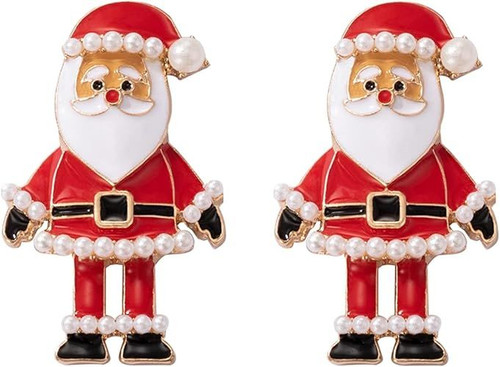 Christmas Santa Earrings for Women, Christmas Earrings, Cute Santa Claus Earrings, Christmas Jewelry Gift for Women
