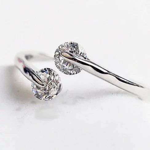Match Made in Heaven Rings in Rose Gold and Pink Diamond Crystals
