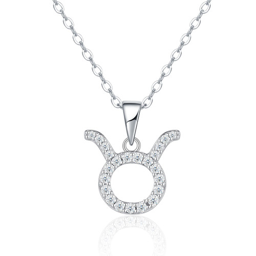 Twelve Zodiac Signs - A trendy and fashionable jewelry necklace pendant set, made of moissanite S925 sterling silver and platinum-plated diamonds