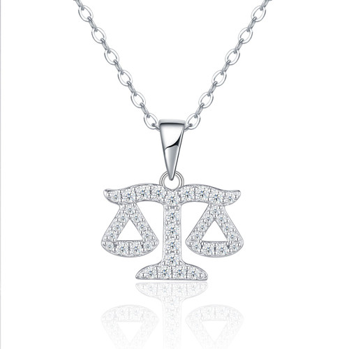 Twelve Zodiac Signs - A trendy and fashionable jewelry necklace pendant set, made of moissanite S925 sterling silver and platinum-plated diamonds