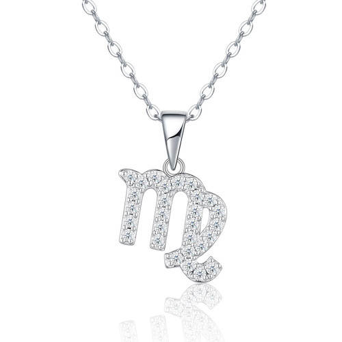 Twelve Zodiac Signs - A trendy and fashionable jewelry necklace pendant set, made of moissanite S925 sterling silver and platinum-plated diamonds