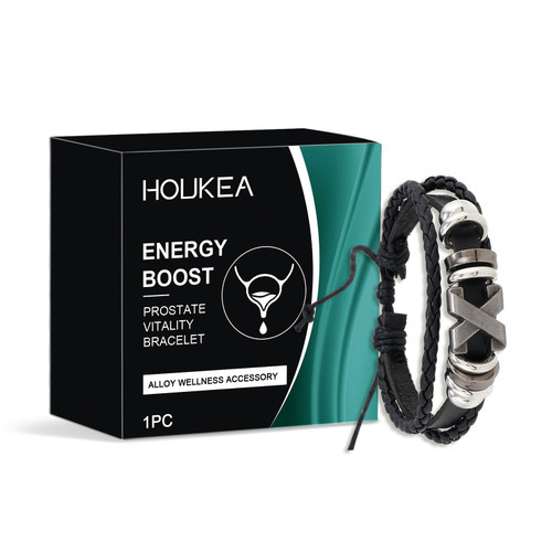Houkea Men's Care Bracelet, Gentle Care For Men's Comfortable Lightweight Portable Fashion Care Bracelet
