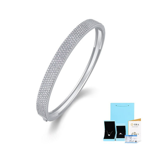 Starlight Entertainment - Made of morganite, 925 sterling silver and platinum-plated diamonds, it is a fashionable jewelry bracelet and a luxurious silver accessory.