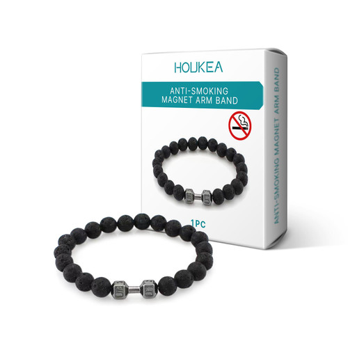 Houkea Volcanic Stone Bracelet Men's Bracelet Fashion Pieces Designed With Natural Ingredients Everyday Wear Bracelet