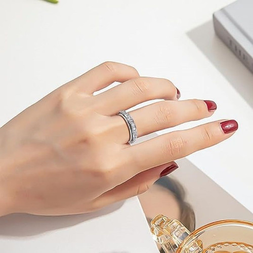 925 Sterling Silver Anxiety Relieve Rings Lotus Sunflower Spinner Fidget Ring Worry Relieving Boredom ADHD Autism Rings Stress Relief Band Ring Birthday Thanksgiving Christmas Jewelry for Women