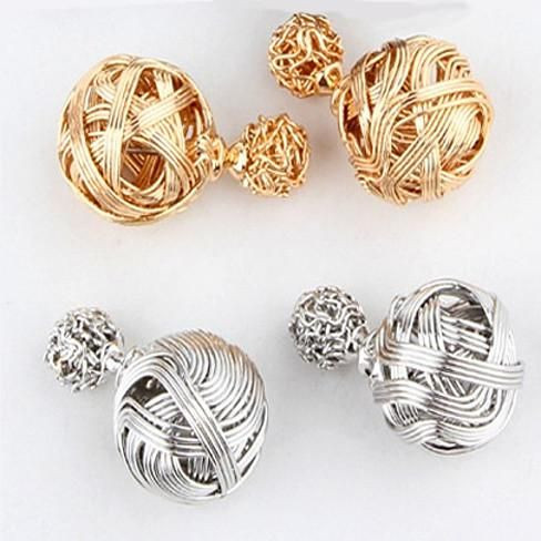 Silken Threads - Modern Vintage Earrings