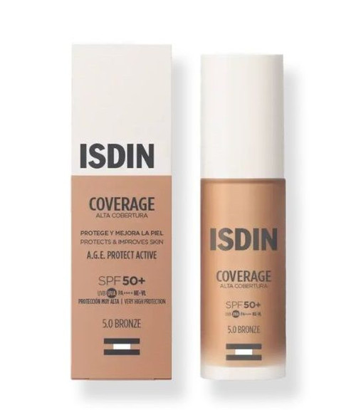 ISDIN FOTOPROTECTOR COVERAGE SPF 50+ COLOR 5.0 BRONZE