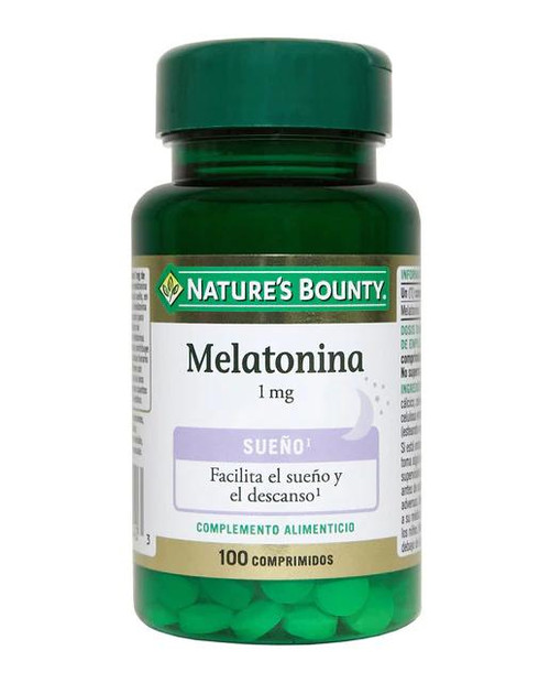 Nature's bounty 100 comprimidos melatonina 1 mg