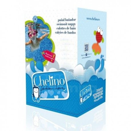 Chelino fashion & love pañal bañador infantil talla m 5-9 kg, 12 pañales