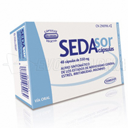 Homeosor sedasor. 48 cápsulas de 350 mg.