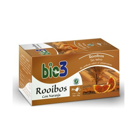 Bie3 rooibos con naranja 25 filtros 1,5 g