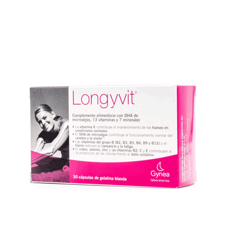 Longyvit gelatina blanda 30 capsulas 55 g