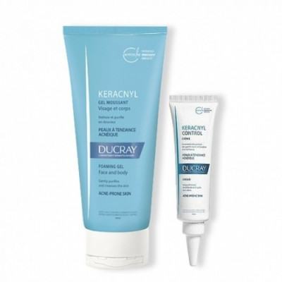 Keracnyl pack crema control y gel limpiador ducray