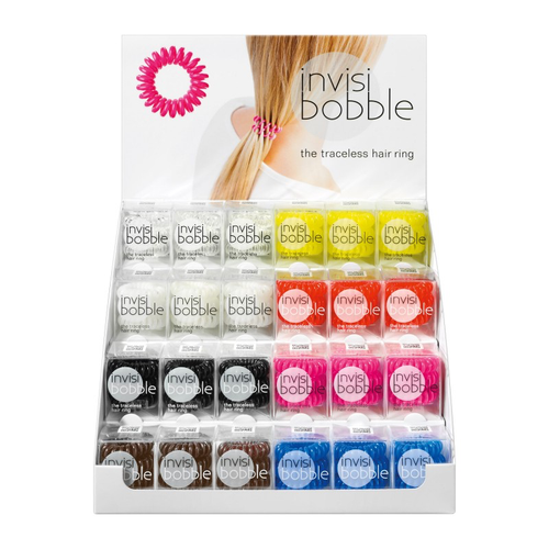Invisible bobble coletero azul eléctrico 3 UDS