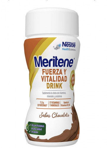Meritene fuerza y vitalidad drink chocolate 125 mL