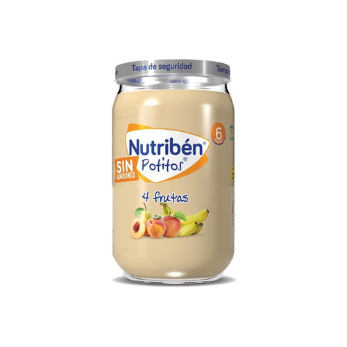 Nutribén Potito de 4 frutas desde 6 meses 235 g