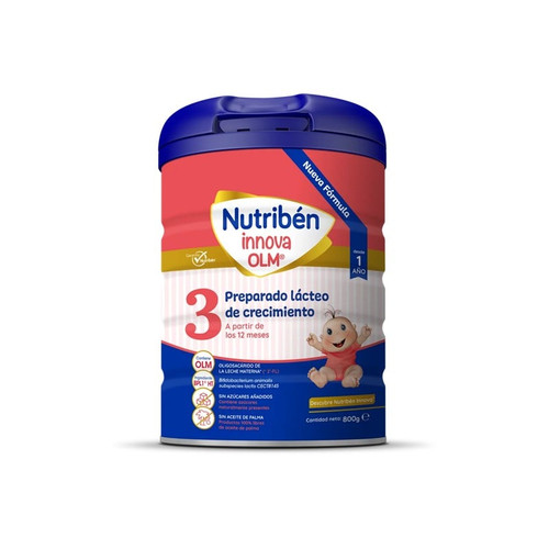 Nutribén innova 3 leche de crecimiento con OLM y BPL1 desde 12 meses 800 g