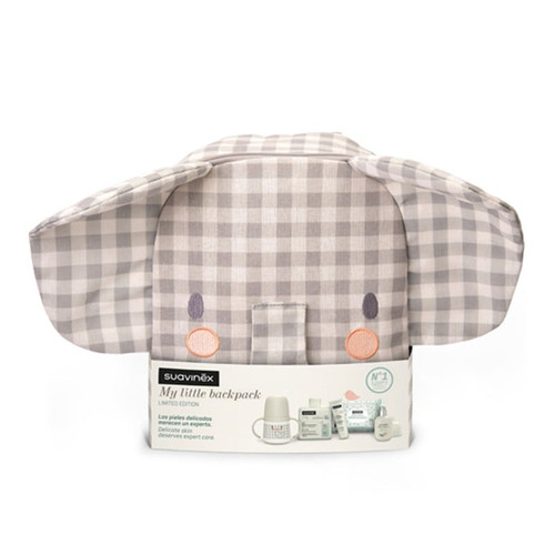 Suavinex mochila infantil Elefante con cosmética y biberón