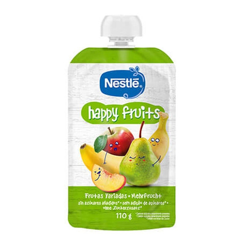 Nestlé puré de frutas Happy Fruits bolsita desde 12 meses 110 g
