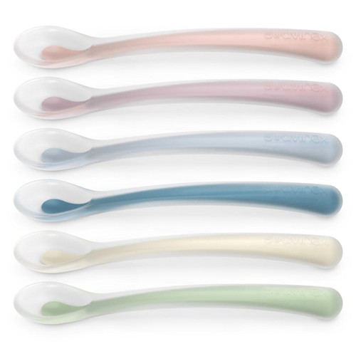 Suavinex cuchara de silicona Colour Essence +4 meses
