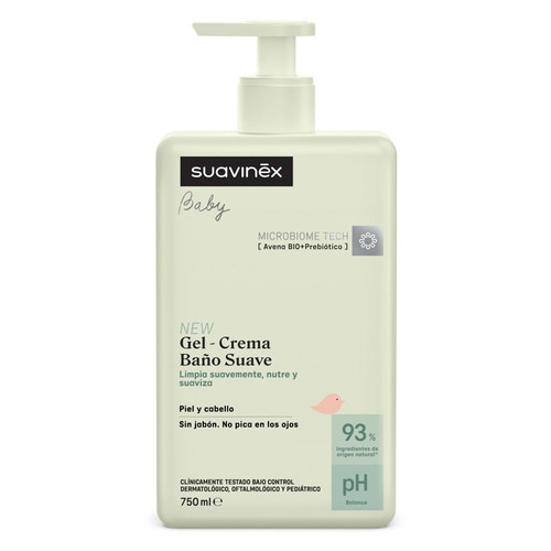 Suavinex Baby Gel-Crema Baño Suave 750 ml
