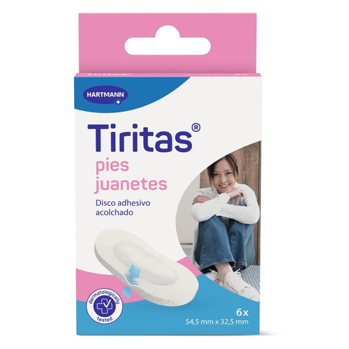 Tiritas Pies para juanetes discos acolchados 6 unidades