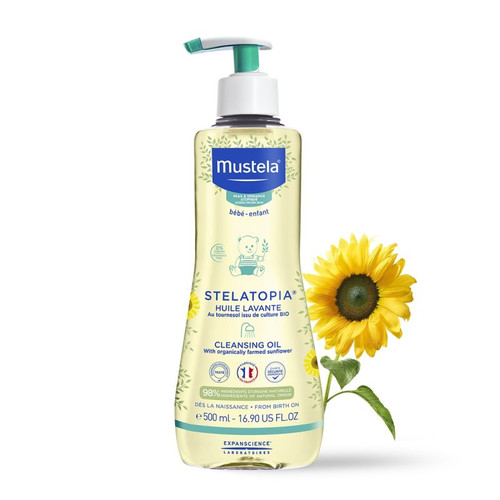 Mustela stelatopía aceite de baño y ducha 500 mL