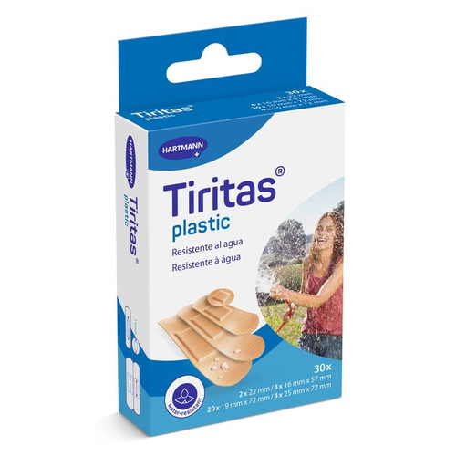 Tiritas Plastic apósitos surtidos 4 tamaños 20 unidades