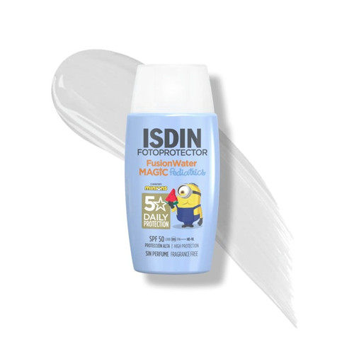 ISDIN Fusion Water MAGIC Pediatrics SPF 50 protector solar facial infantil 50 ml